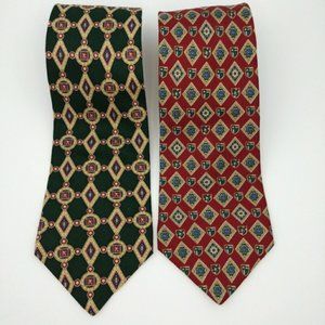 Tommy Hilfiger lot of 2 silk ties